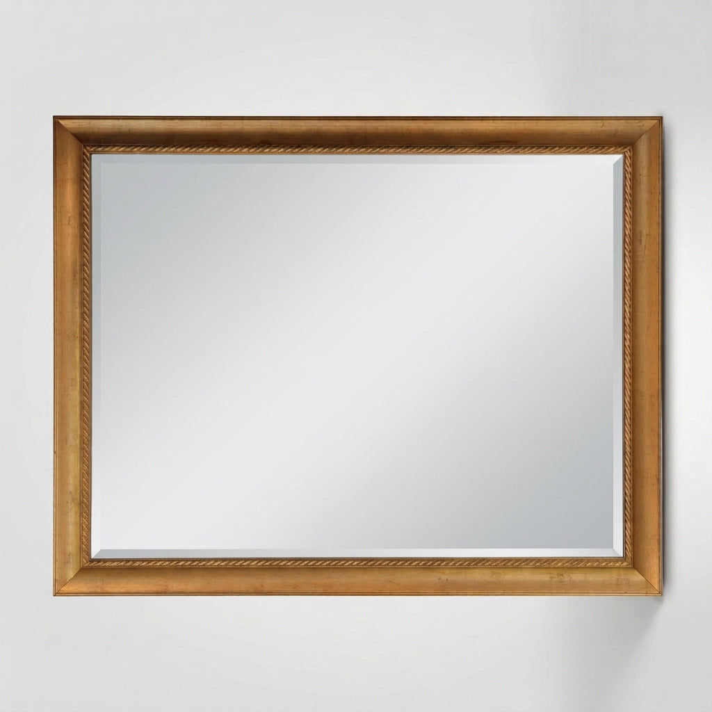 Large gilt framed bevelled Mirror