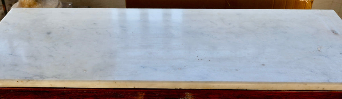 Victorian rosewood marble topped Side Cabinet