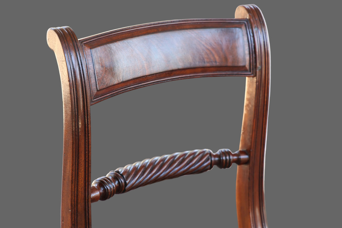 Set of four Regency mahogany Dining Chairs