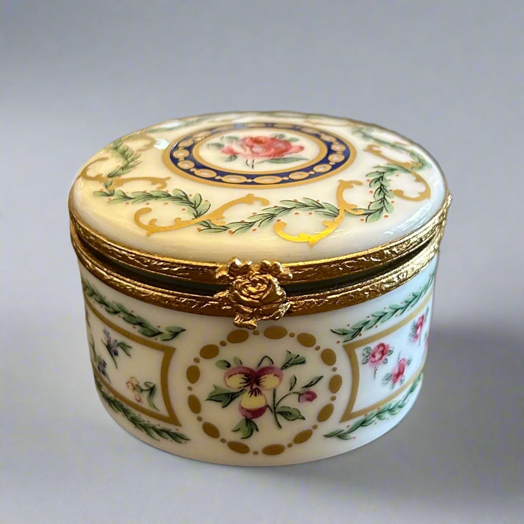 Haviland Louveciennes Limoges Porcelain Trinket Box