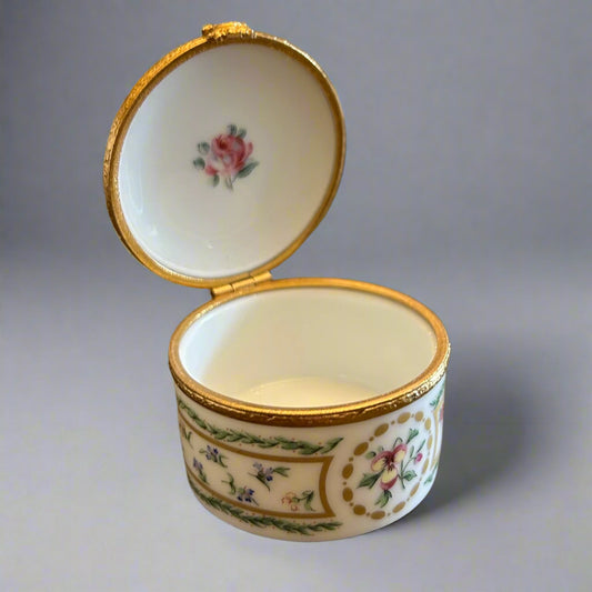 Haviland Louveciennes Limoges Porcelain Trinket Box
