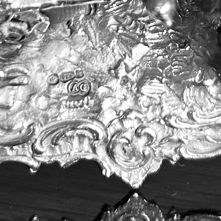 19th Century silver Miniature - Cupid playing the flute
