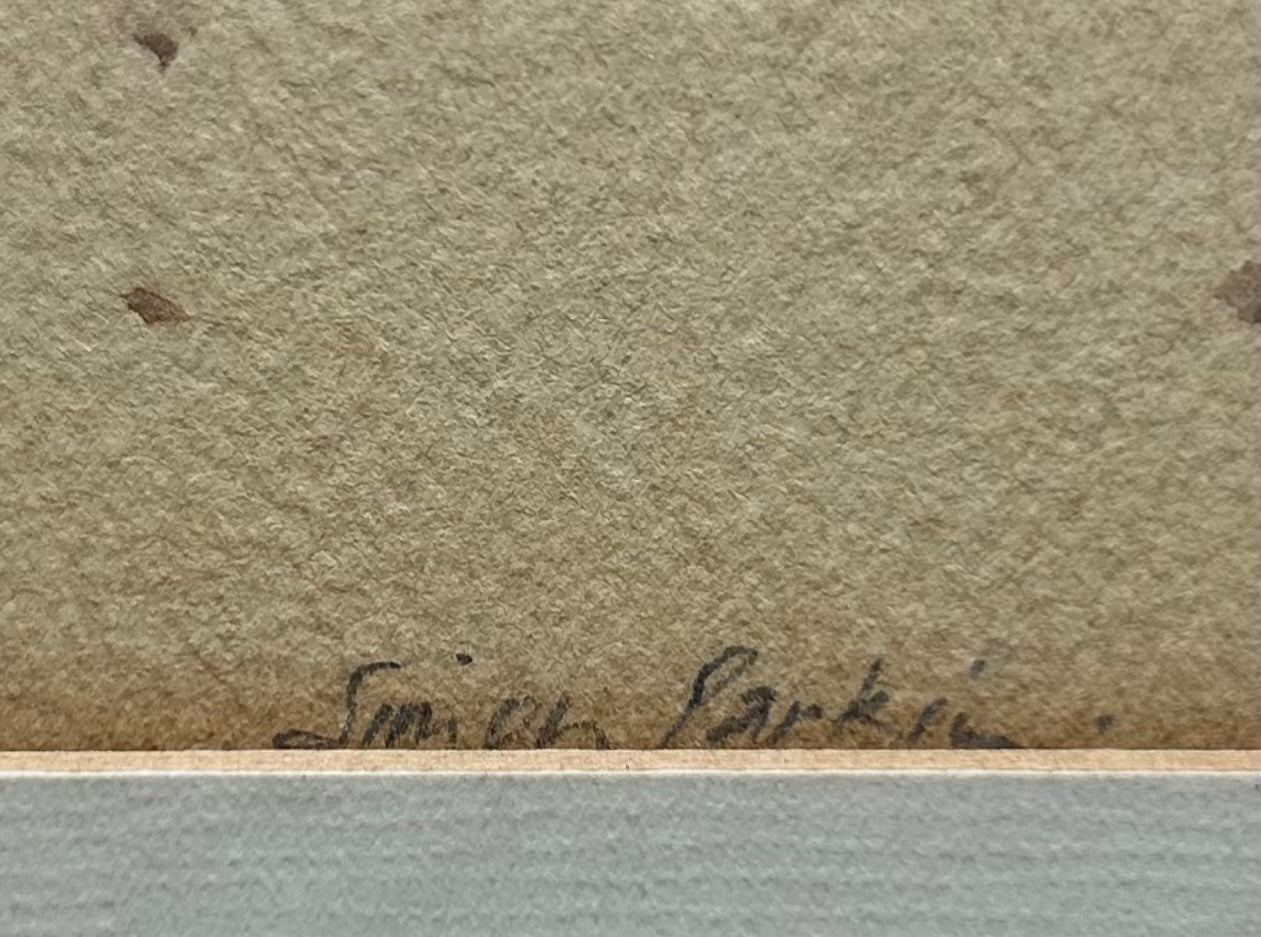 Signed Simon Parkin of "Kirch Street, Lüderitz" - Watercolour