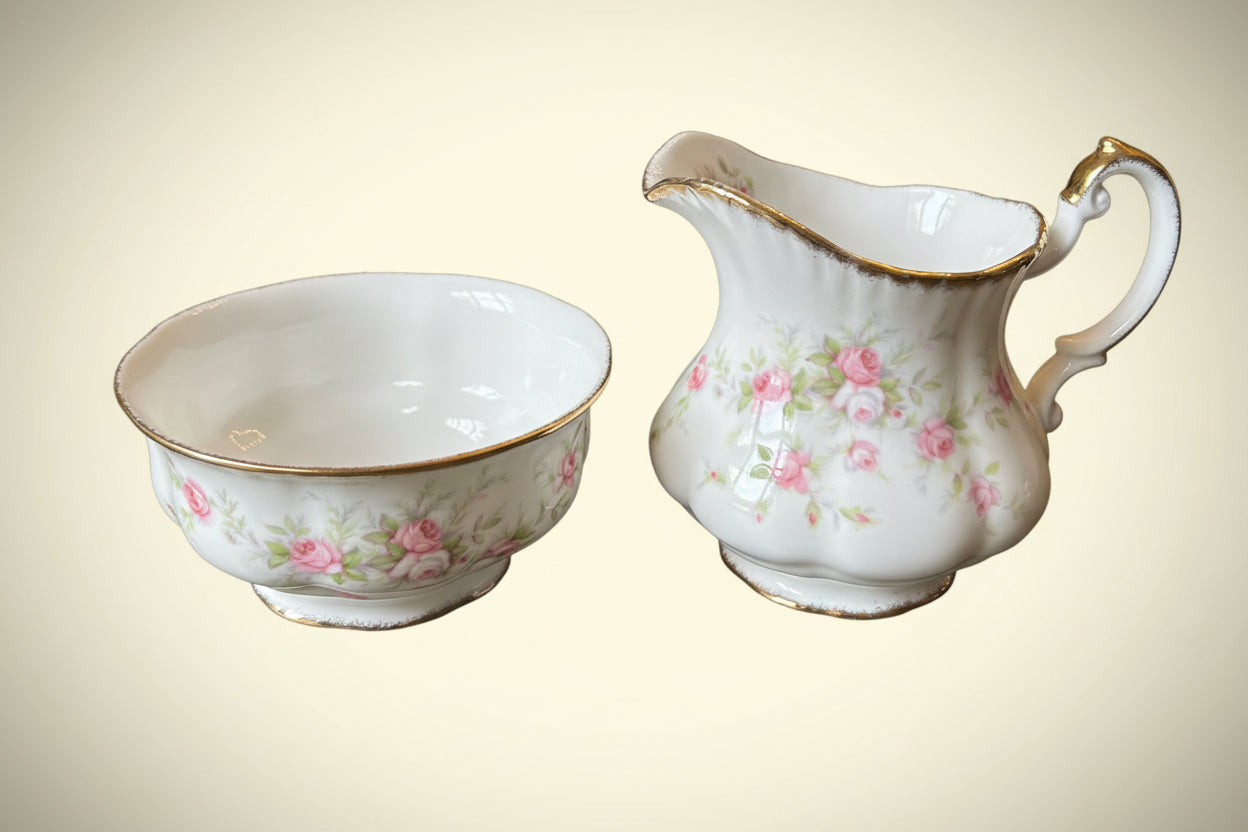 Royal Albert Paragon Victoriana Rose 12 place setting Tea Service