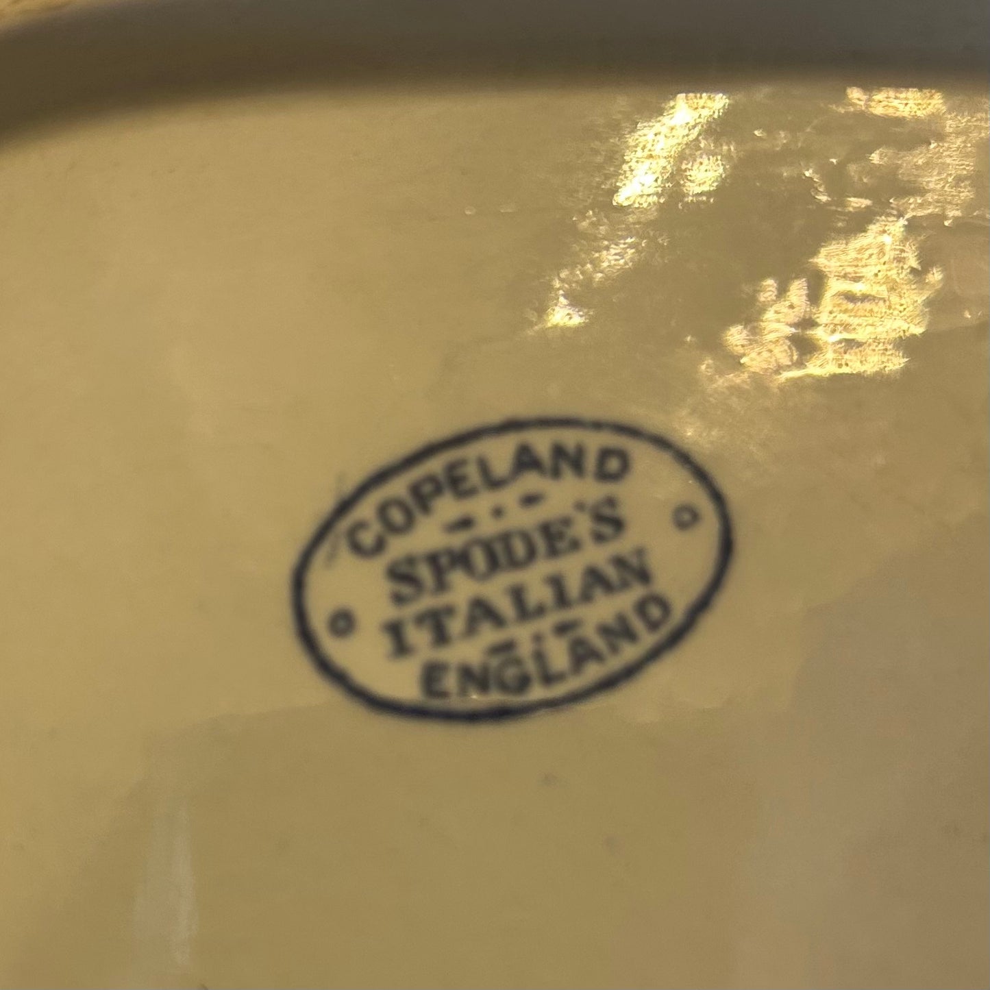 Copeland Spode Blue Italian Design 17 piece Teaset