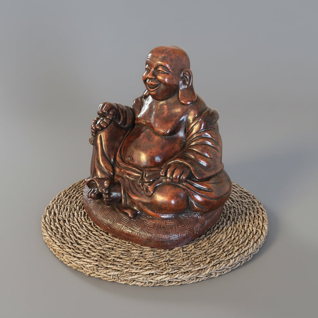 Large Polished clay Buddha