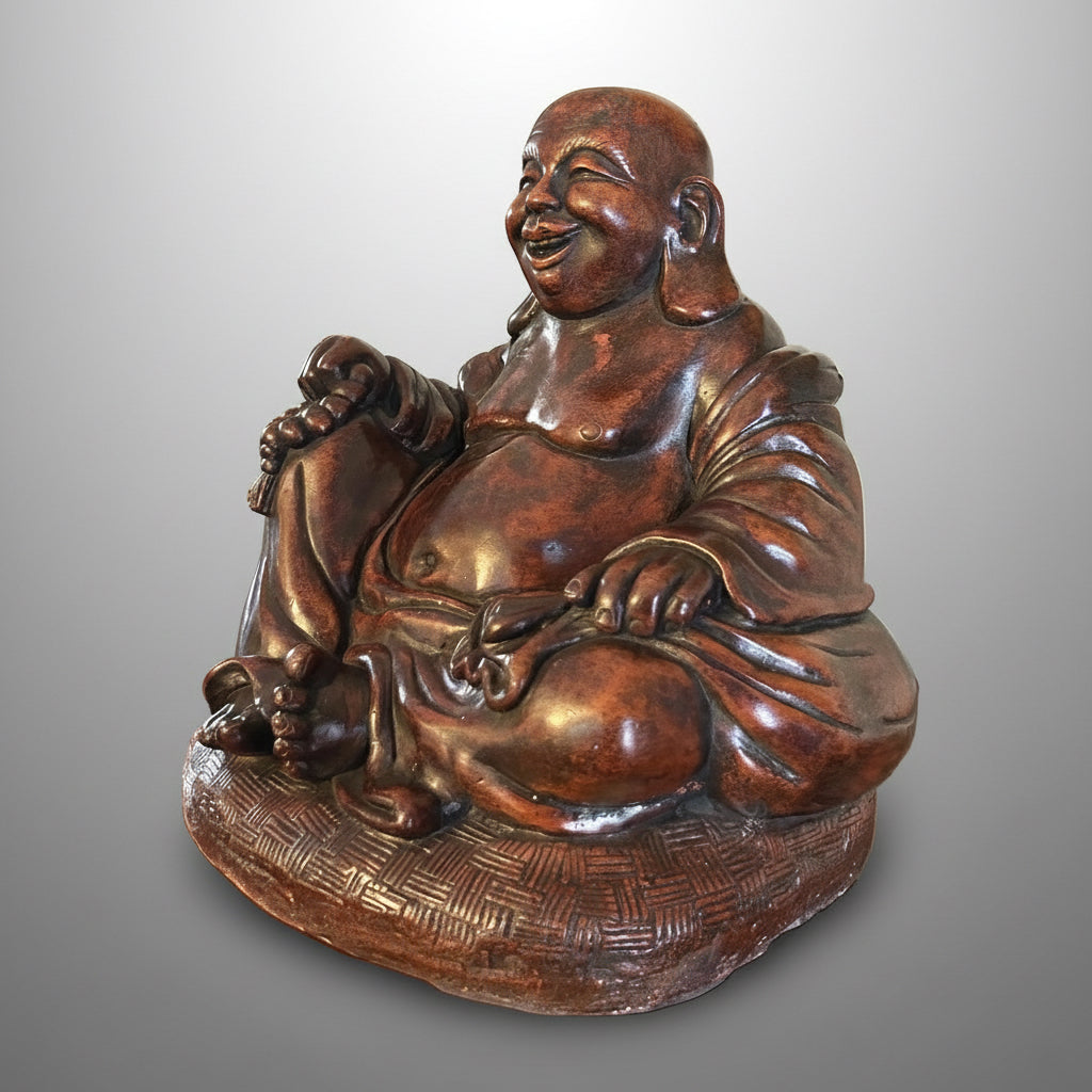 Large Polished clay Buddha