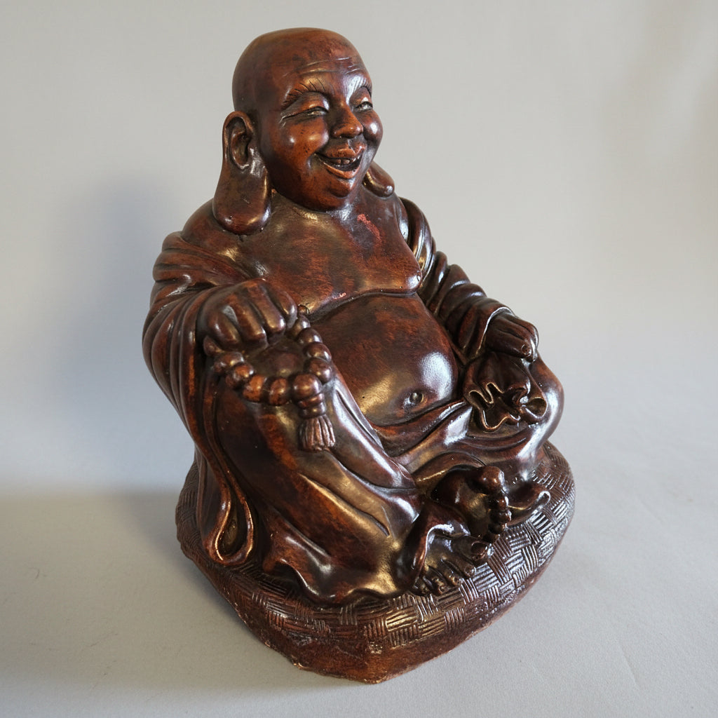 Large Polished clay Buddha