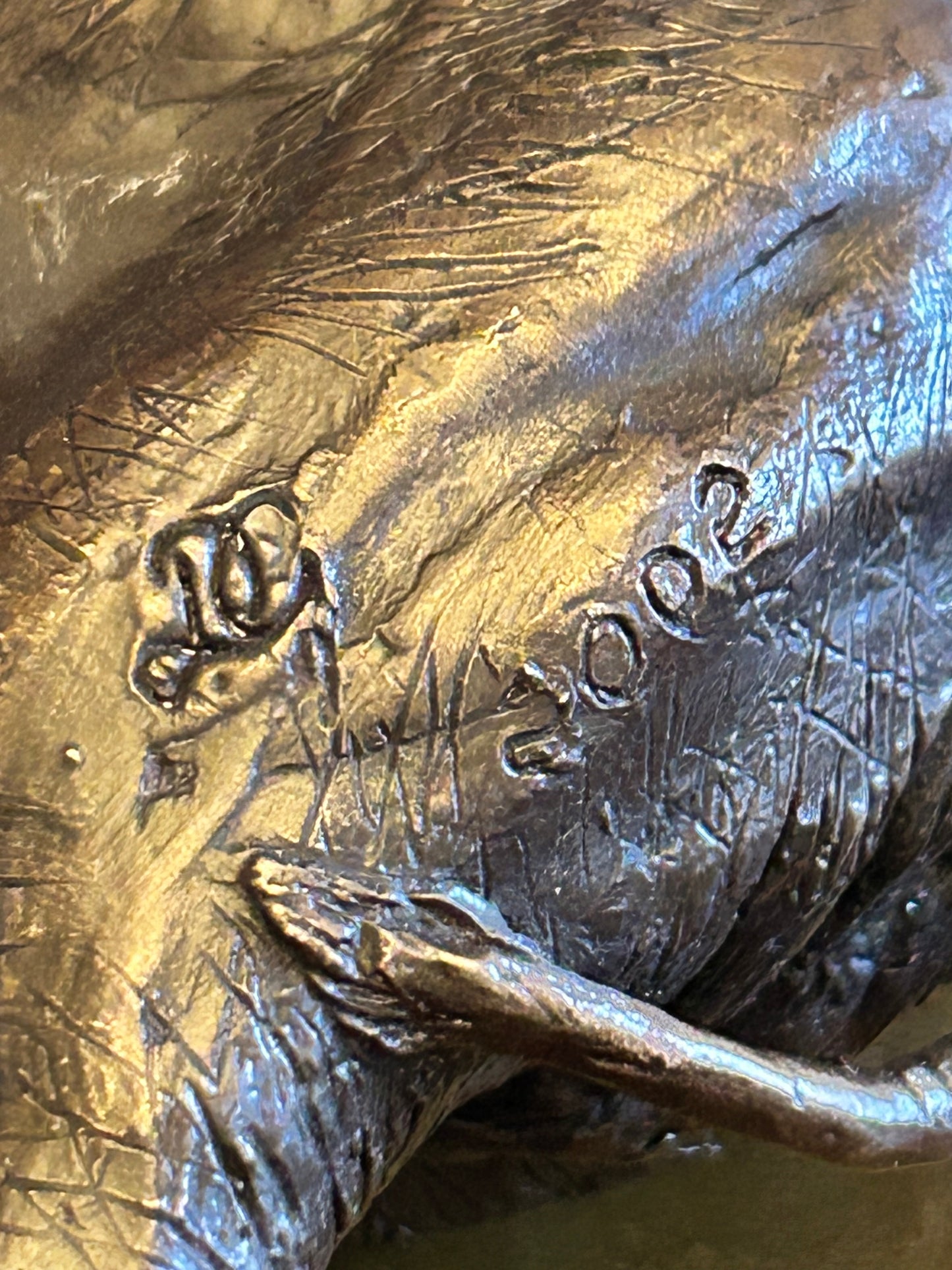 Donald Greig bronze Elephant - Signed and dated 2002 - SOLD