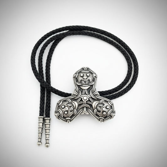 Sterling silver trefoil Beast Necklace by the renowned Norwegian jeweller David-Andersen