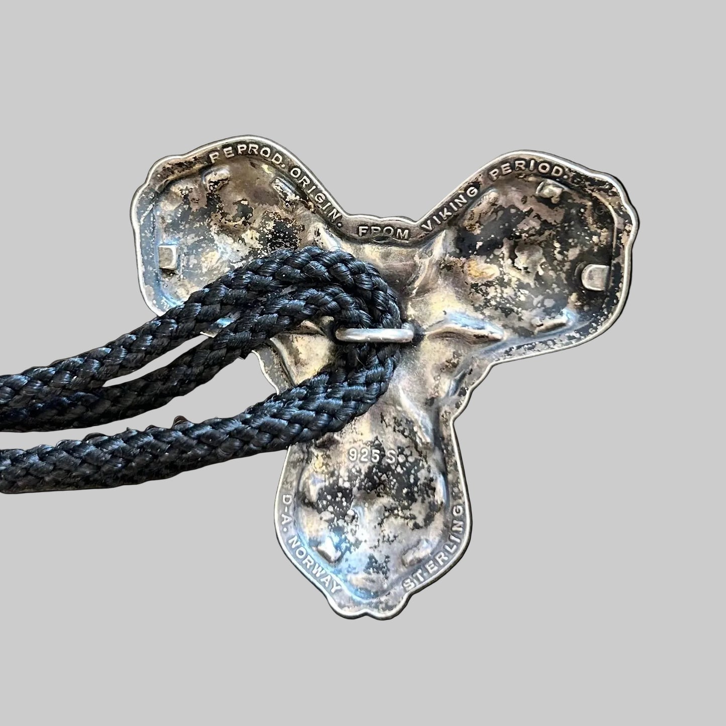 Sterling silver trefoil Beast Necklace by the renowned Norwegian jeweller David-Andersen