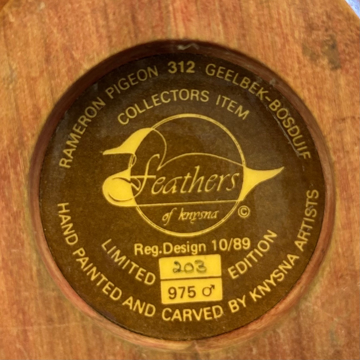 Rameron Pigeon - 203/975 Feathers of Knysna