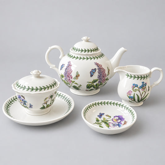 Vintage Portmeirion Botanic Garden Tea Set