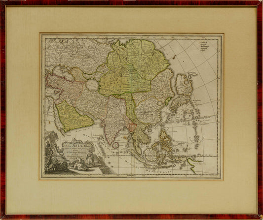 NOVA ASIAE TABULA - MAP OF ASIA - Christoph Weigel and J. B. Homann
