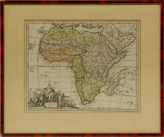 AFRICAE TABULA - MAP OF AFRICA - Christoph Weigel (1654 - 1725)