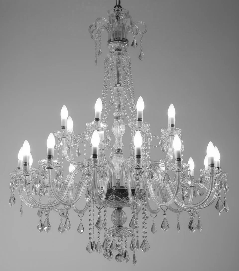 A 22 light crystal Chandelier.