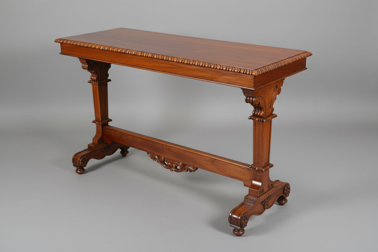 Victorian mahogany Stretcher Table