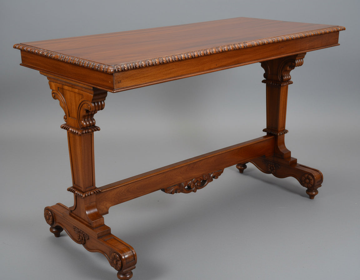 Victorian mahogany Stretcher Table
