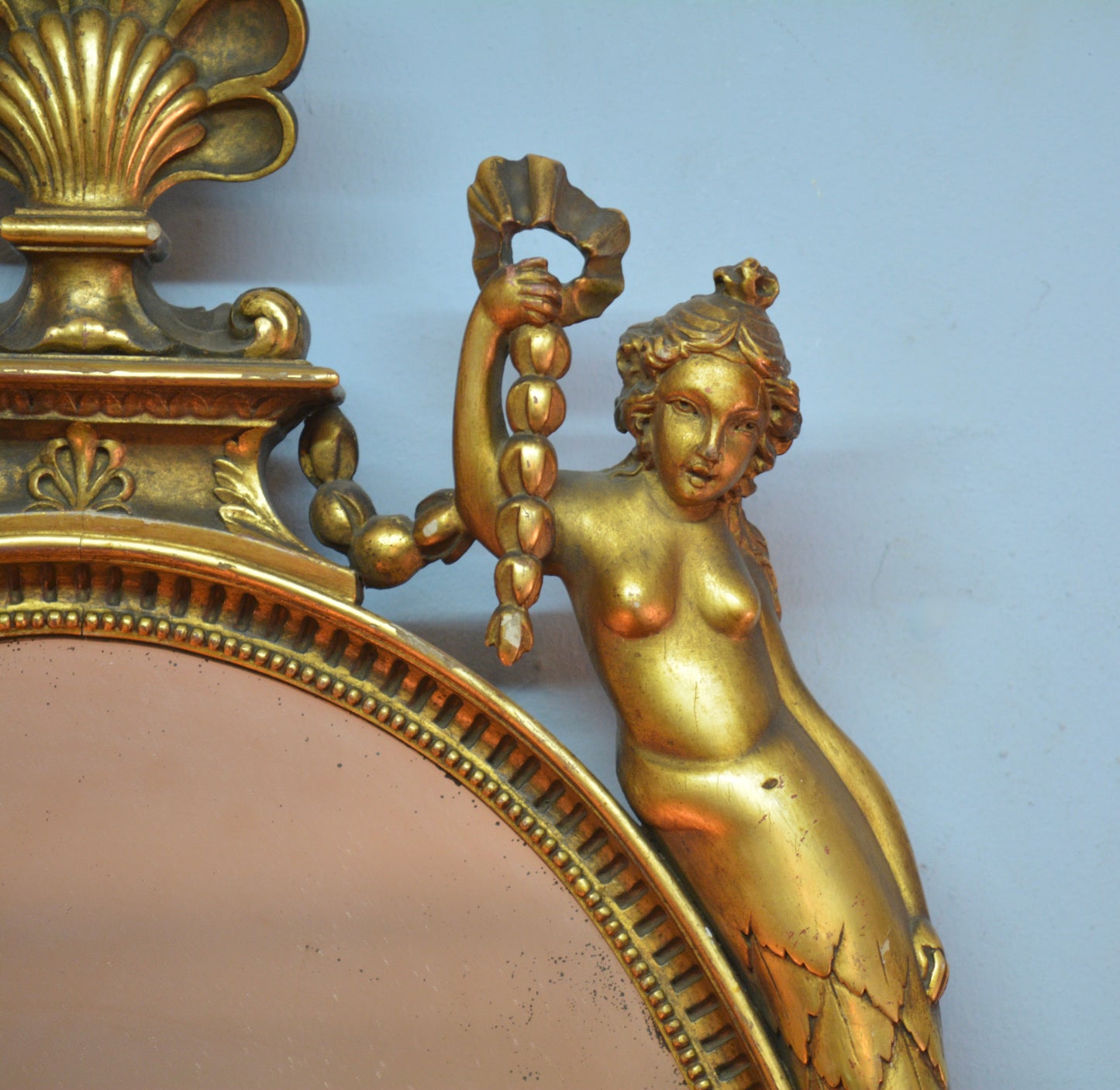 Pair of 19th Century Giltwood framed Mirrors