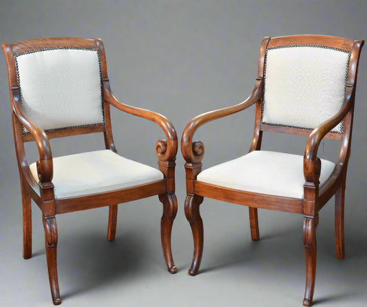 Charles X style Armchairs.