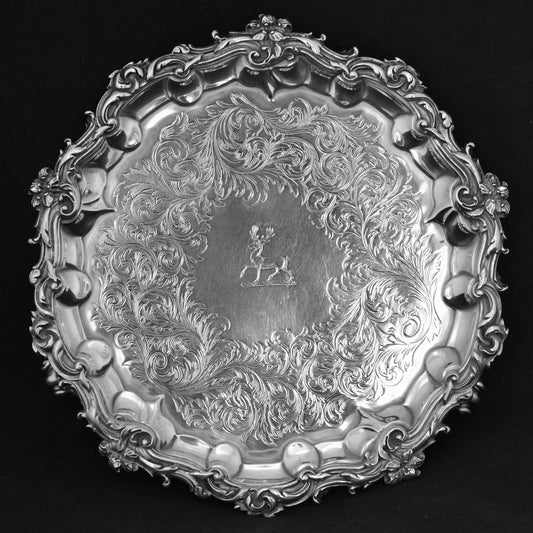 Victorian Silver Salver