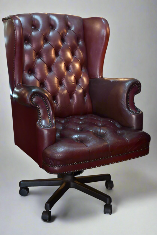 Executive's Leather wingback Office Chair.