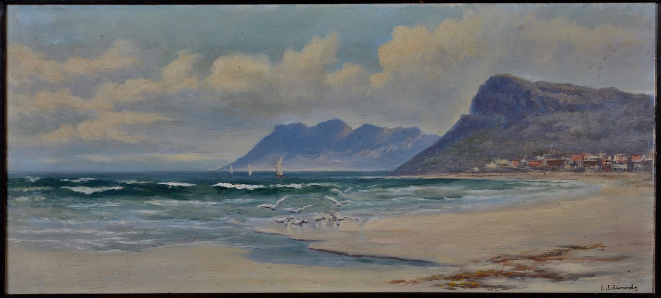 Ethel Edwards - View from Fishhoek to Simonstown